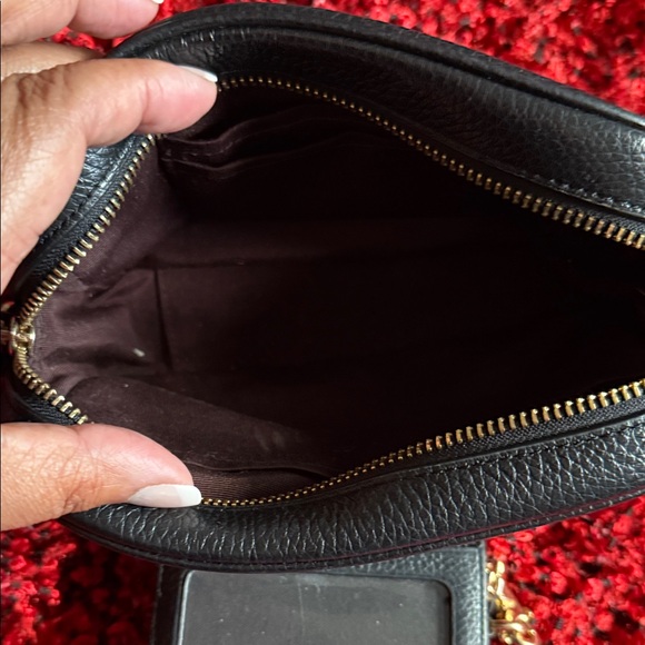 Coach Black Leather Crossbody Camera Bag and  small wallet Set - Picture 5 of 8